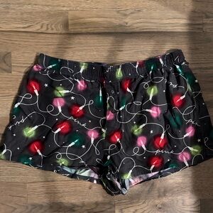 PINK Victoria's Secret -  Christmas Lights Boxer Shorts